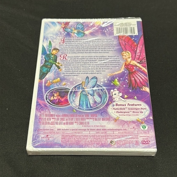 Barbie Mariposa and her Butterfly Fairy Friends DVD - Picture 2 of 2